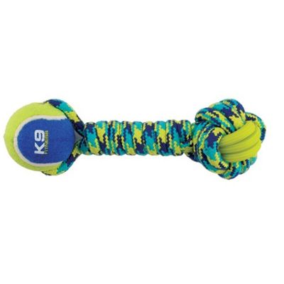 K9 Fitness Soga Trenzada con Pelota | 30.5 cm