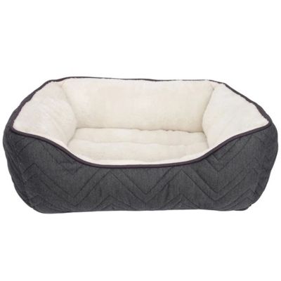 Dogit Dog Rectangular Cuddle Bed | Gris 60 x 51 x 23 cm