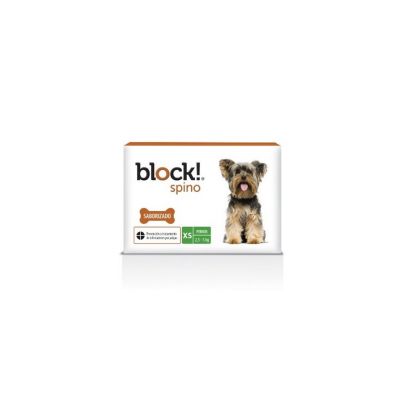 Block Spino Comprimidos Antiparasitario Perro | 2.5Kg a 5Kg