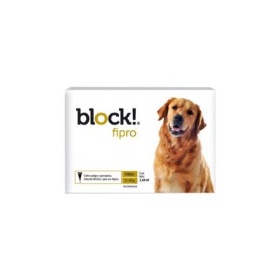 Block Fipro Pipeta Antiparasitaria Perro | 21Kg a 40Kg