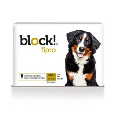 Block Fipro Pipeta Antiparasitaria Perro | 41Kg a 60Kg