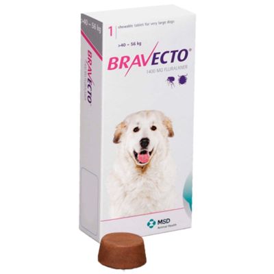 Bravecto Pastilla Antipulgas y Garrapatas para Perros 