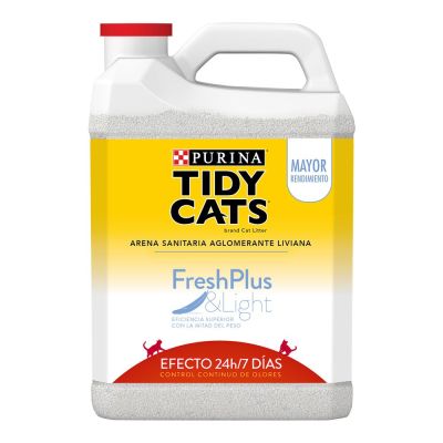 Tidy Cats Arena Sanitaria Fresh Plus & Ligth Efect 24h/7 dias  | 2.72Kg