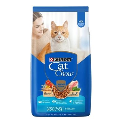 Cat Chow Alimento Seco Defense Plus Fish Adult 