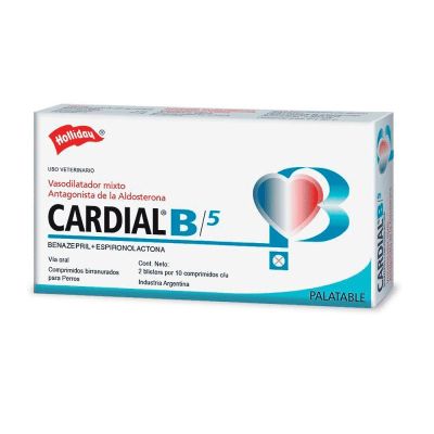 Holliday Cardial B5 Vasodilatador mixto Perro   