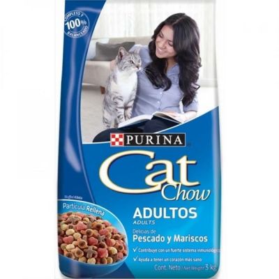 Cat Chow Alimento Seco Fish Adult 