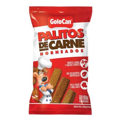 Golocan Palitos de Carne Horneado para Perro  | 80gr