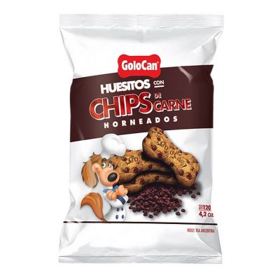 Golocan Huesitos con Chips de Carne para Perro  