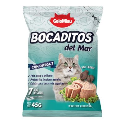 Golomiau Snacks Bocaditos del Mar | 45gr