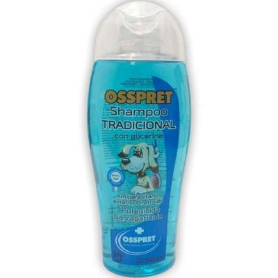 Osspret Shampoo para Perros Pulguicida y Garrapaticida   