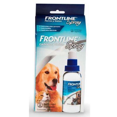 Frontline Spray Antipulgas | para Cachorros y Gatitos 100ml