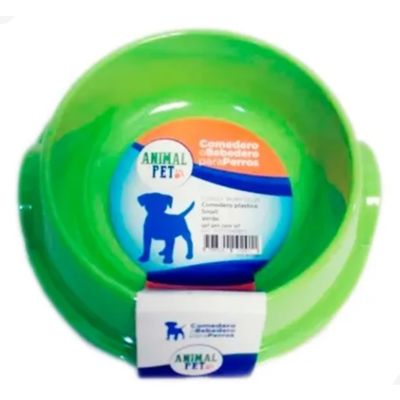 Comedero o Bebedero para perros small verde