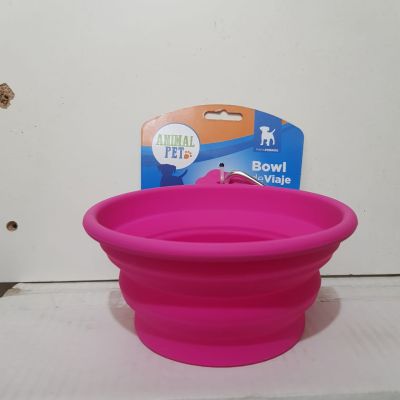 Bowl de viaje medium - fucsia