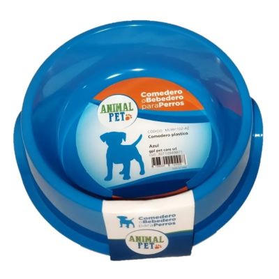 Comedero o Bebedero para perros small azul