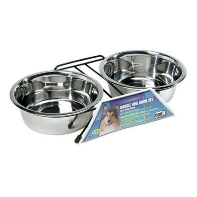 Dogit Comedero Doble de Acero Inoxidable