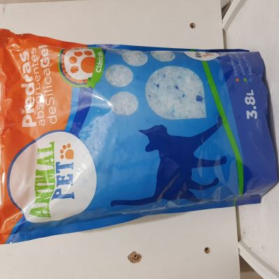 Animal Pet Piedras Sanitarias Gato Absorbentes de Silica Gel | 3.8 Lt