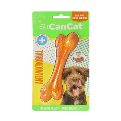 CanCat Antimicrobial Perro Hueso Goma Olor a Pollo
