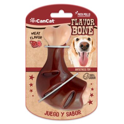CanCat Flavor Bone Perro Pata de Pollo Nylon