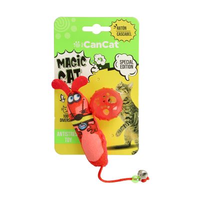 CanCat Magic Gato Raton Con Cola Y Pelota