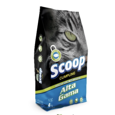 Absorsol Piedritas Sanitarias Aglomerante Gato Alta Gama Scoop | 4kg