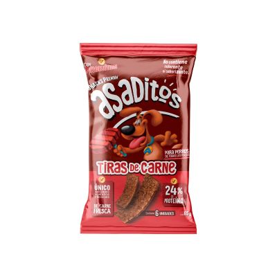 Asaditos Snacks Perro Tiras de Carne