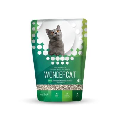 Wondercat Gatos Piedras Aglomerantes Esferas de Bentonita x 4Kg