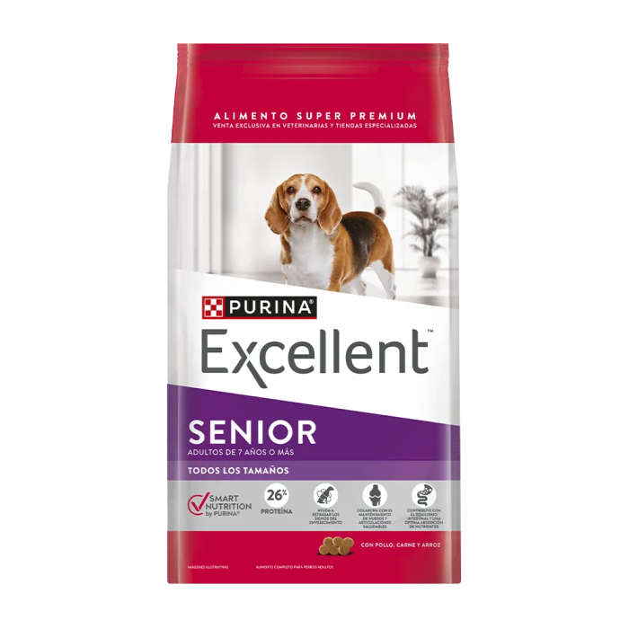 Excellent Alimento Seco Perro Adult 7+  