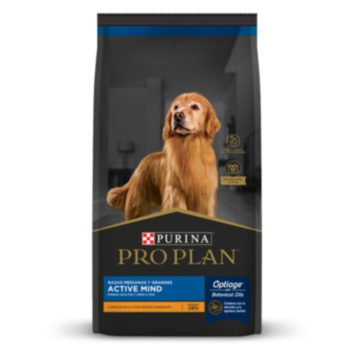 Pro Plan Alimento seco para Perros Active Mind Razas Medianas y grandes 