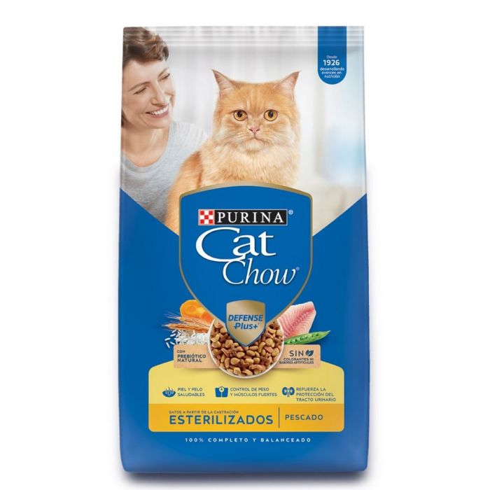 Cat Chow Alimento Seco Sterilized Fish Adult 