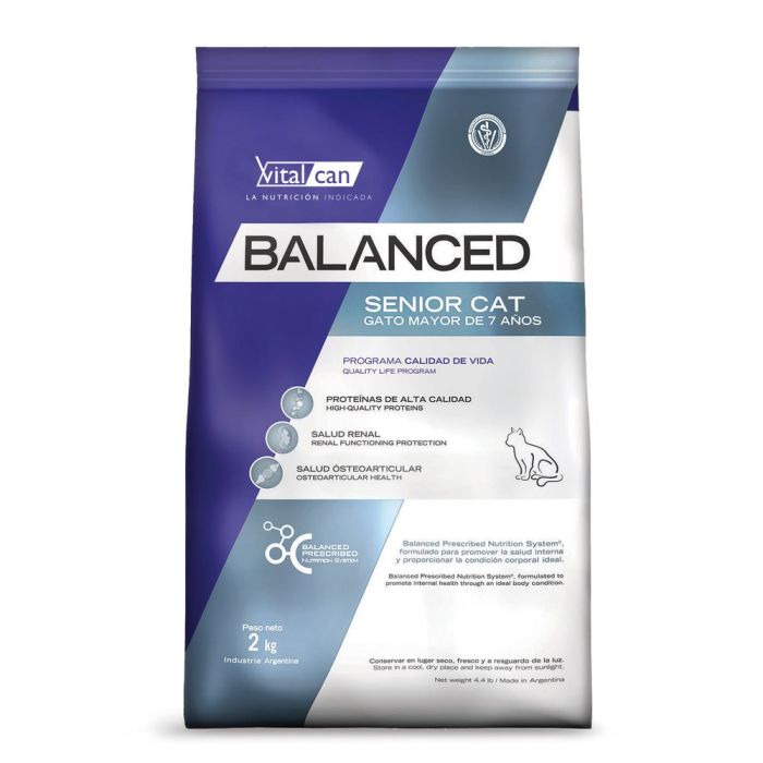 Balanced Alimento Seco Gato  Adult Senior 