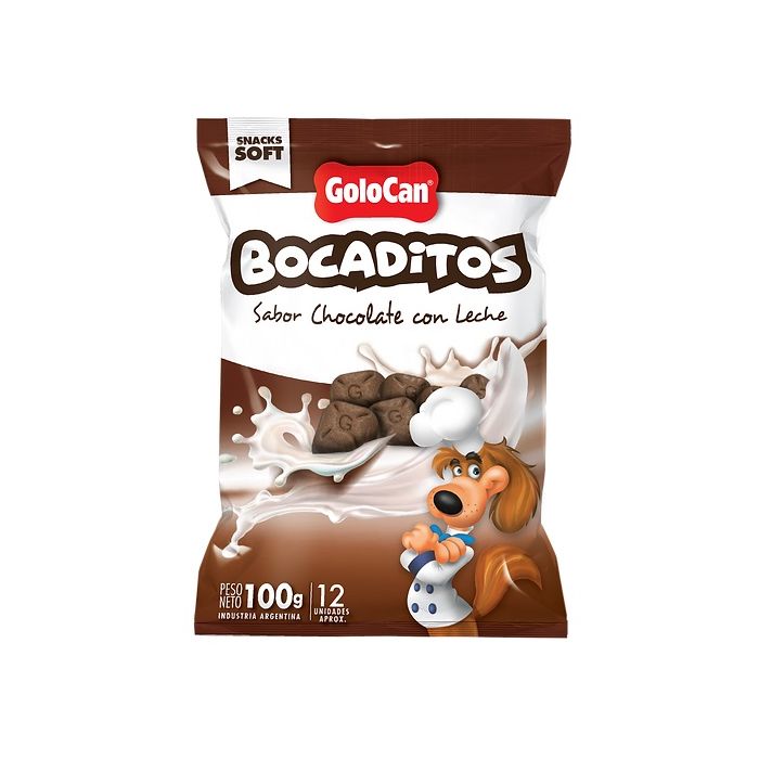 Golocan Bocaditos de Chocolate con Leche para Perro  
