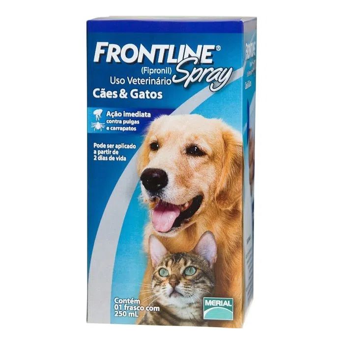 Frontline Plus Contra pulgas y Garrapatas  Gato y Perro Adult Spray | 250 ml