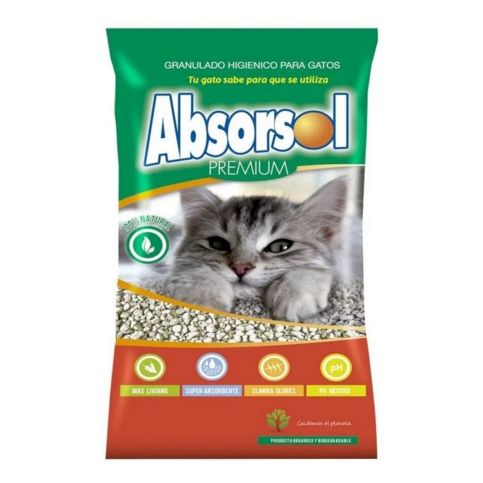 Absorsol Piedritas Sanitarias Gato Premium