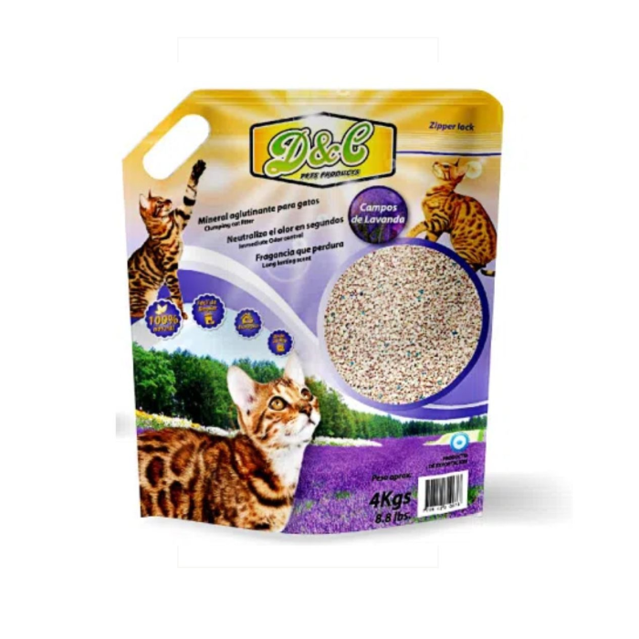 Piedras Sanitarias Aglomerantes D & C 4kg Gato Con Perfume