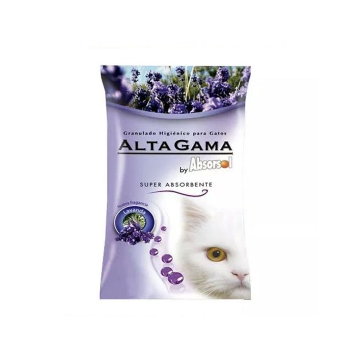 Absorsol Piedras Sanitarias Gato Alta Gama Lavanda  