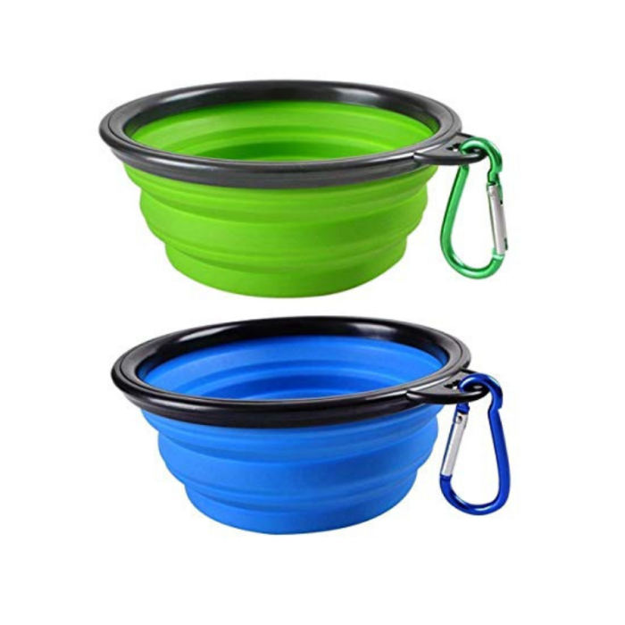 Per-ros Comedero Silicona Perros y Gatos Plegable 