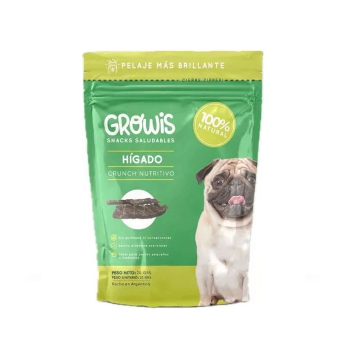 Growis Perros Snack Higado Deshidratado